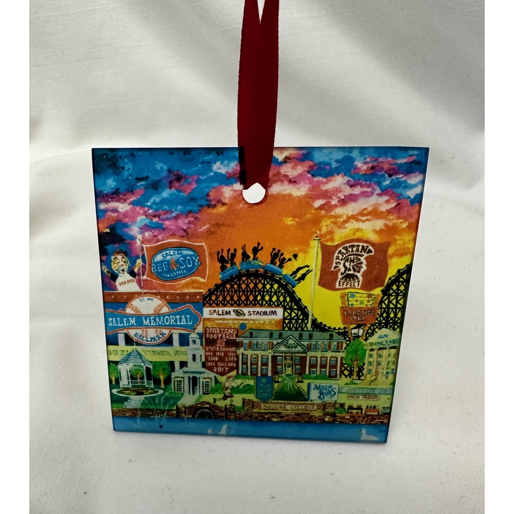 Brook ludy Brook Ludy Art - Salem Ornament