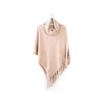 DMerch Beyond Soft Chenille Poncho- Pink