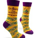 Fabdaz Go Away I'm Introverting Women's Crew Socks