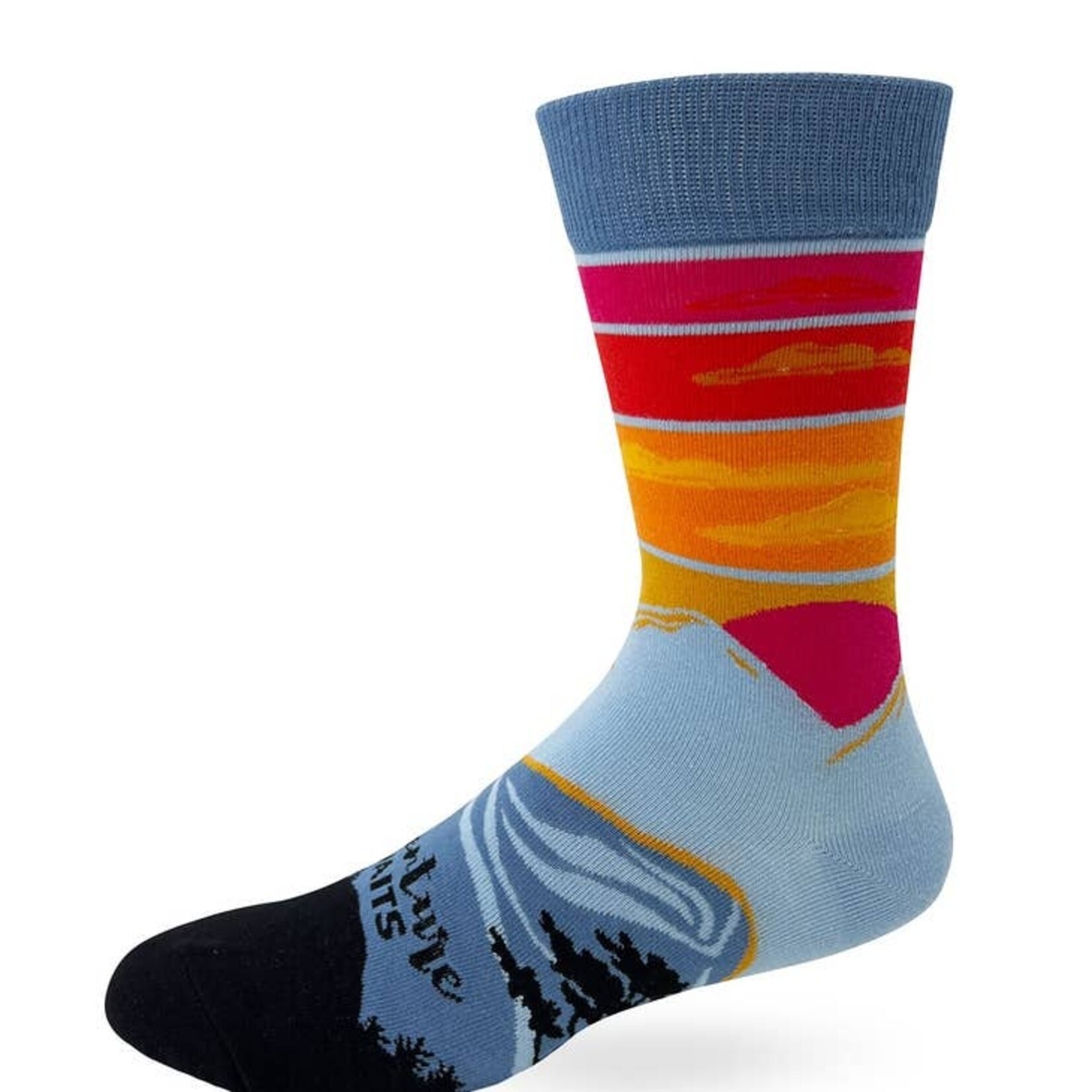 Fabdaz Fabdaz Adventure Awaits Men's Novelty Crew Socks