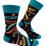 Fabdaz Retired Ask Someone Else Men's Crew Socks