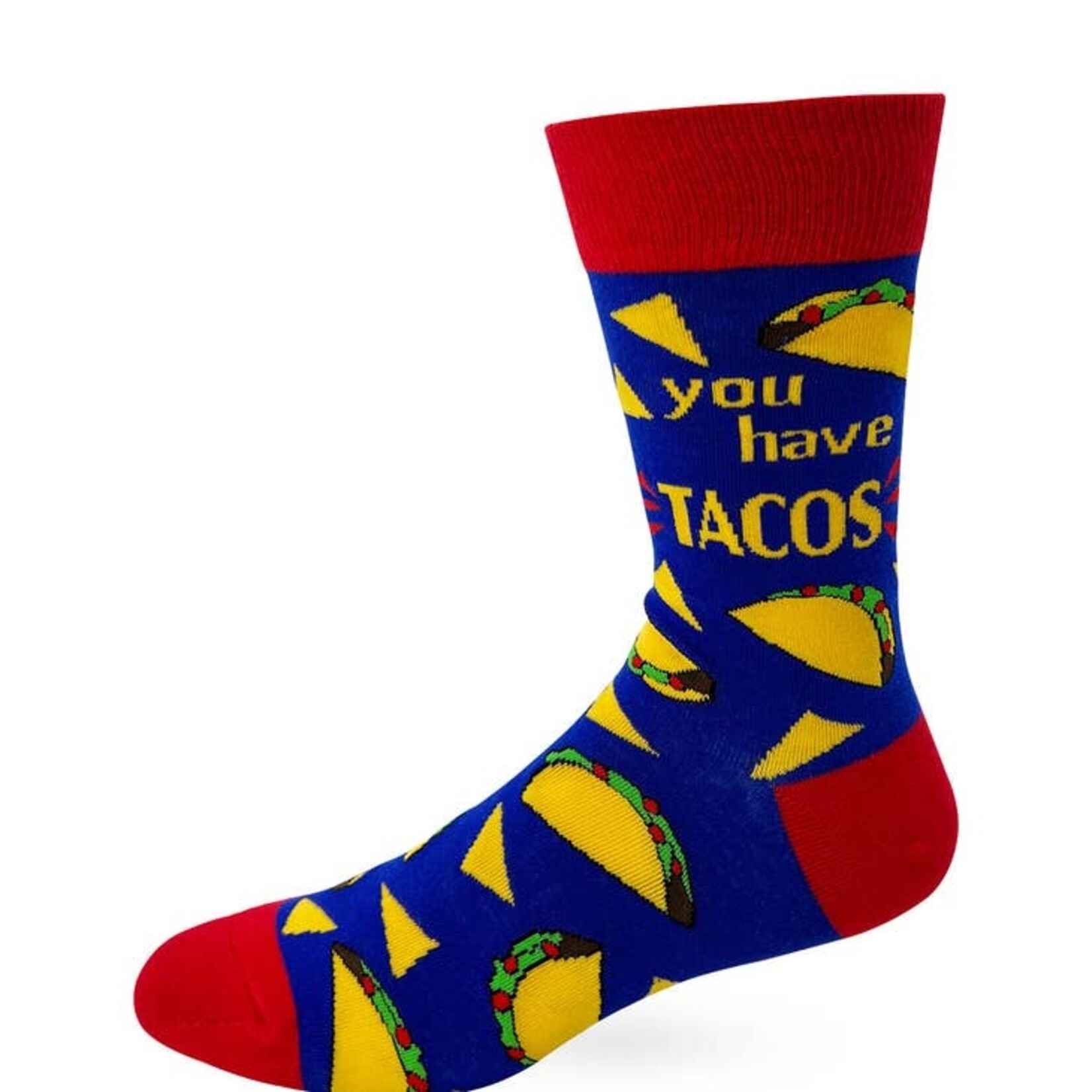 Fabdaz Fabdaz Go Away Unless You Have Tacos Men's Novelty Crew Socks