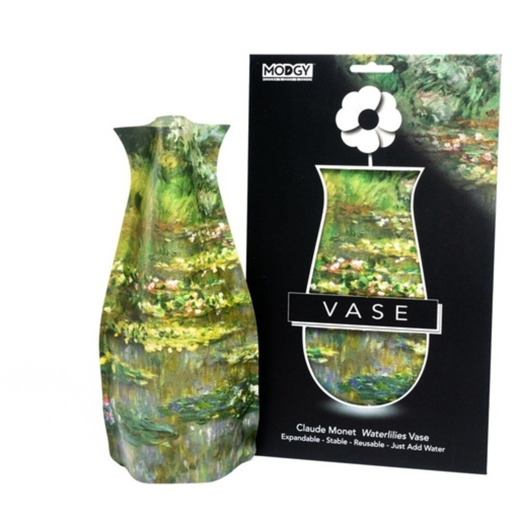 Modgy Modgy Vase-Monet Waterlily Pond
