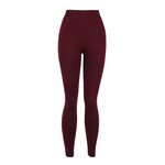 DMerch Fleece Lined Leggings Burgundy- Size L/XL