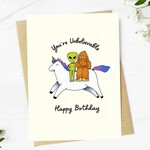 Big Moods Big Moods "You're Unbelievable" Cryptid Birthday Card