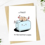 Big Moods Big Moods "Toast To the Married Couple" Wedding Card