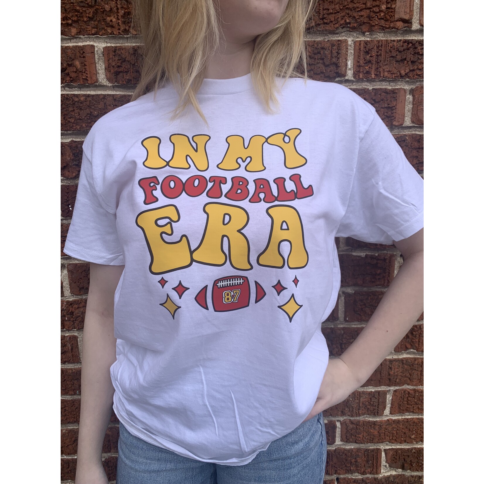 Two and a Half Sisters Adult In My Football Era T-Shirt