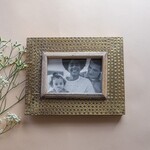 Foreside Home & Garden 4x6 Hammered Brass Photo Frame