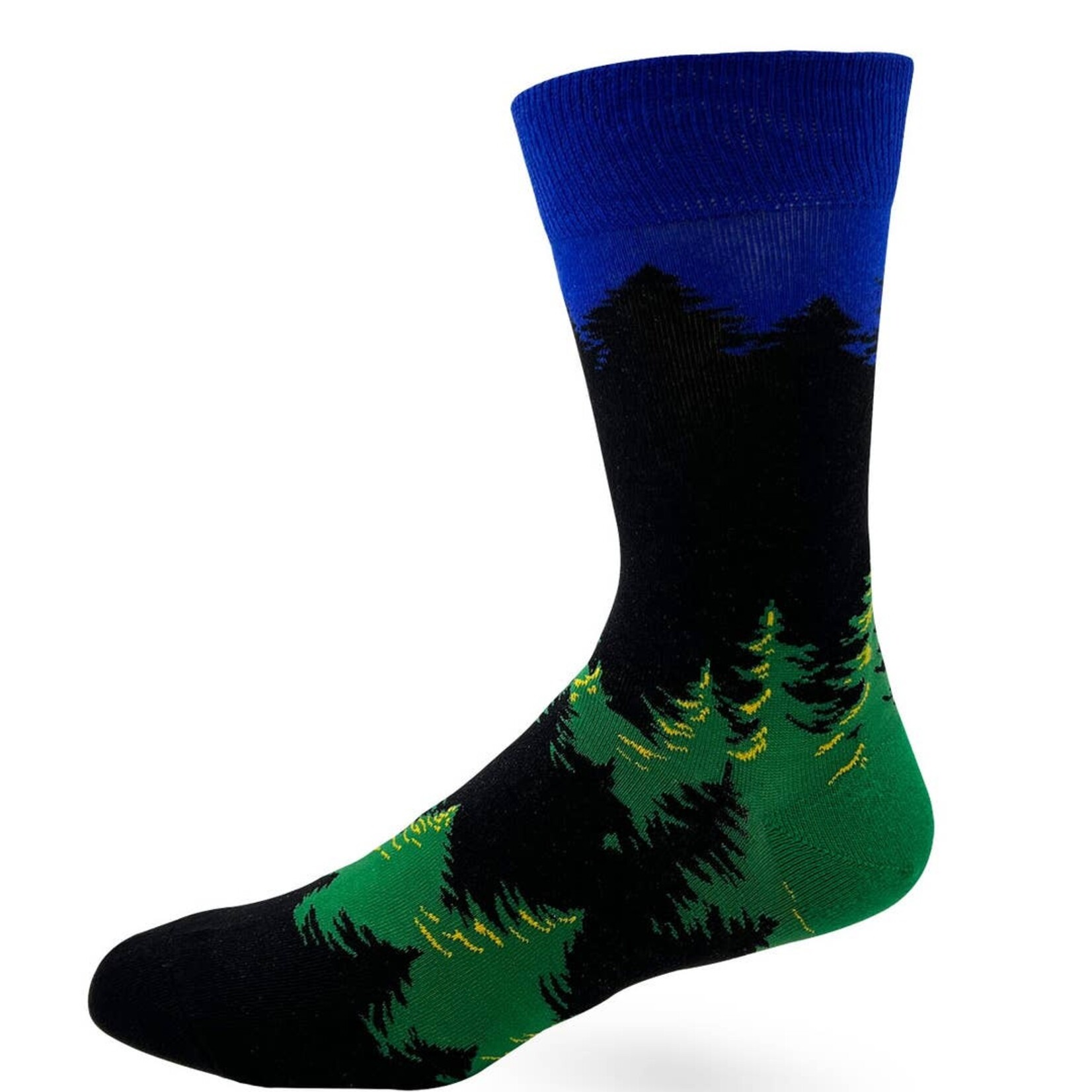 Fabdaz Fabdaz May the Forest Be with You Men's Novelty Crew Socks