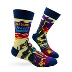 Fabdaz Dark Desert Highway Men's Crew Socks