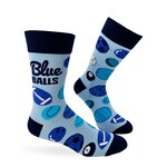 Fabdaz Blue Balls Men's Crew Socks