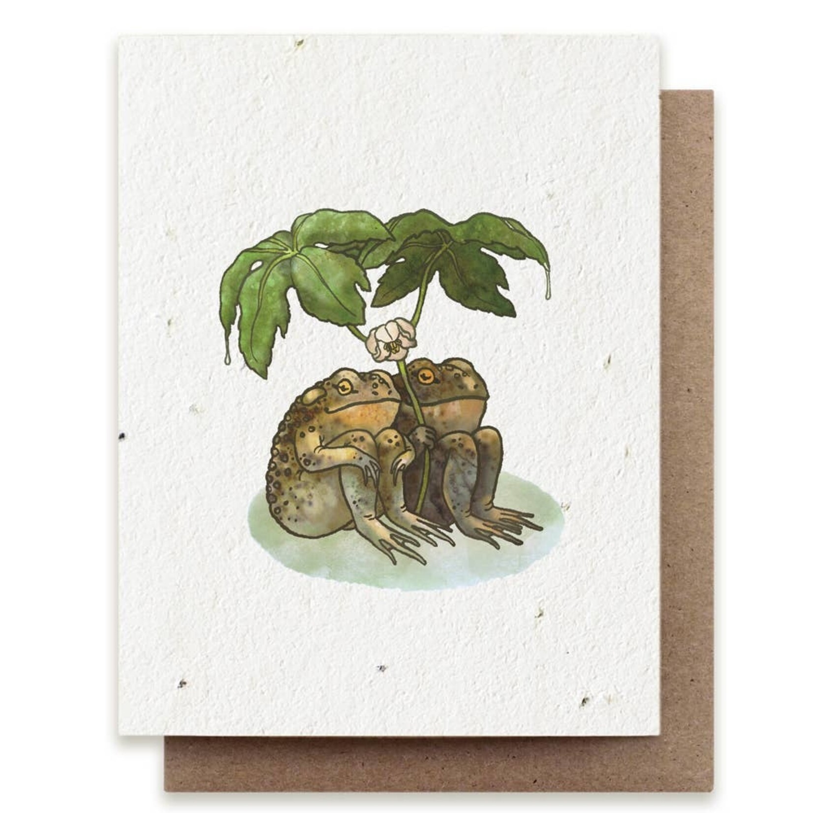 Small Victories Small Victories Two Toads Together Plantable Herb Seed Card
