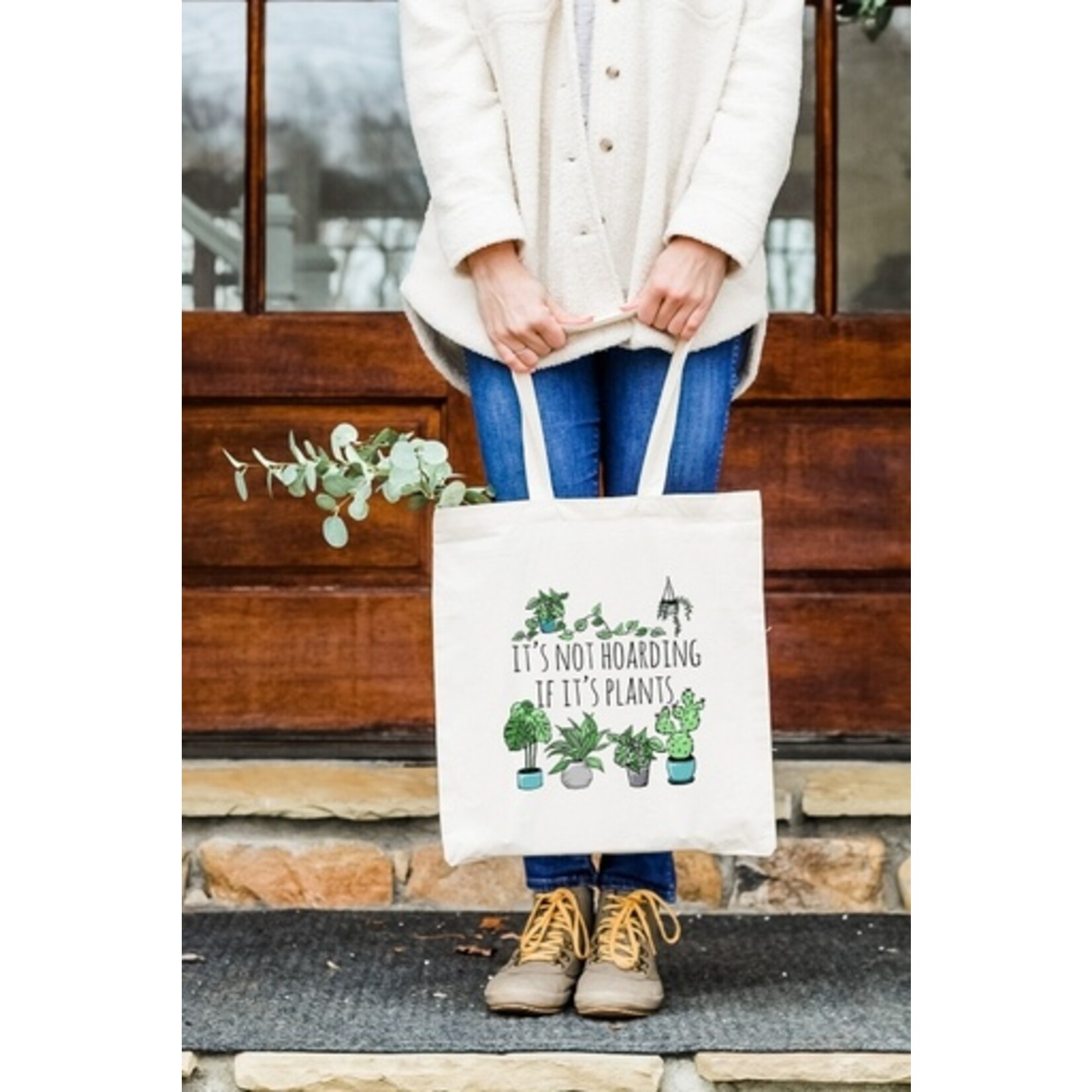 Moonlight Makers Moonlight Makers Not Hoarding If It's Plants Tote Bag