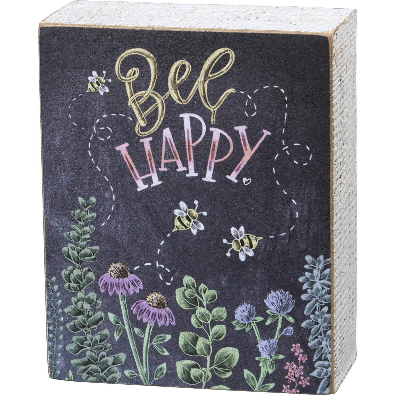 Primitives by Kathy Primitives by Kathy Bee Happy Chalk Sign