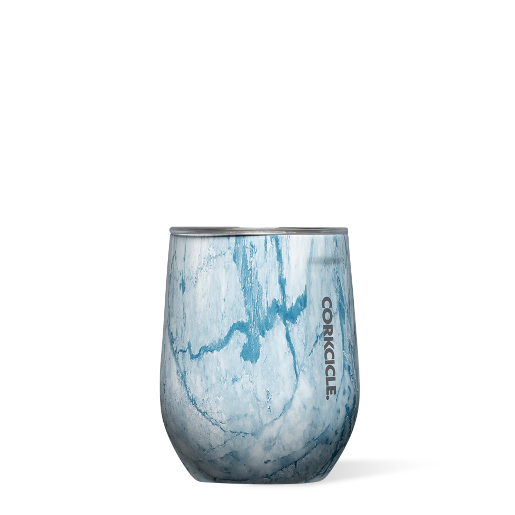 Corkcicle Corkcicle Stemless Cup Blue Marble | 12oz