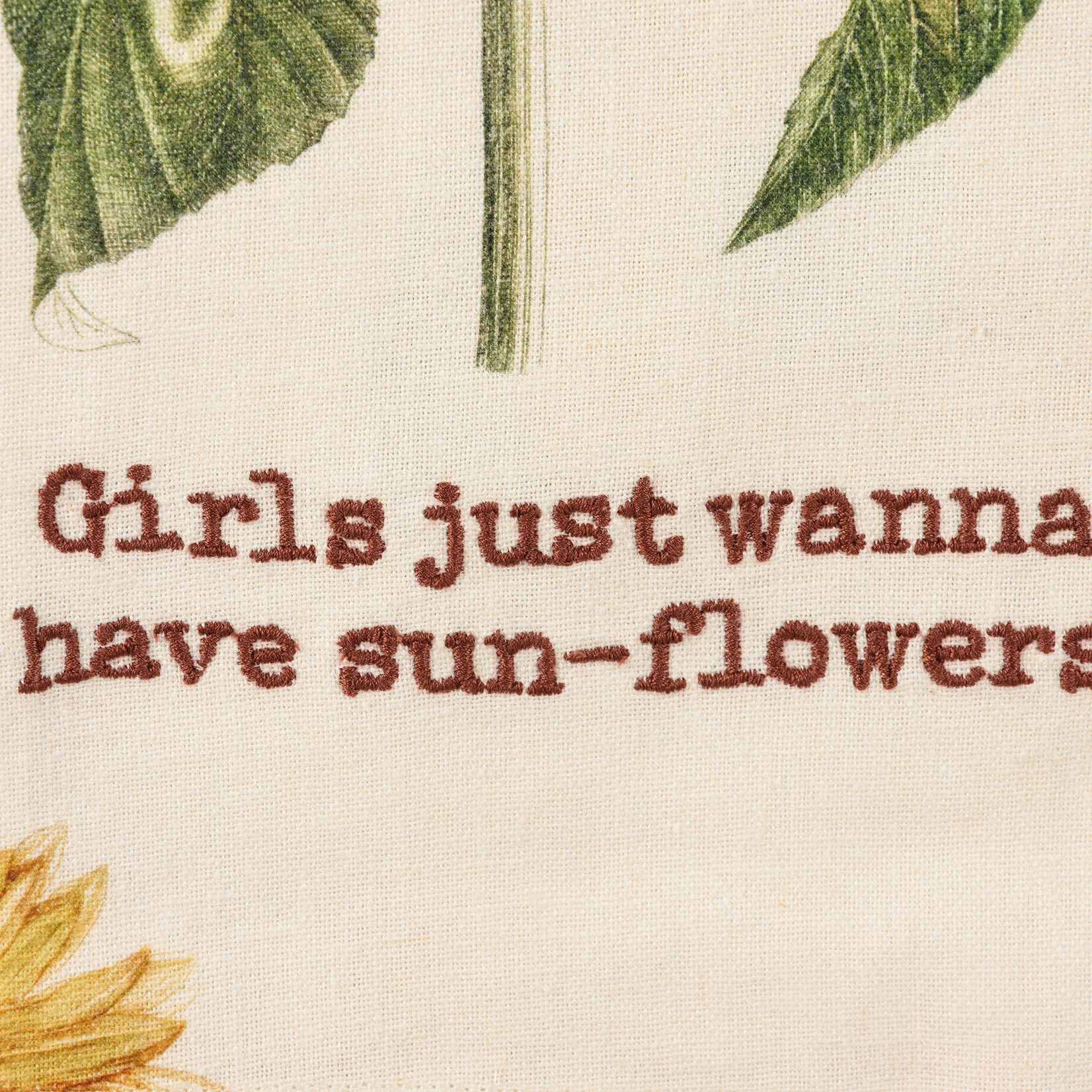 Primitives by Kathy Primitives by Kathy Girls Just Wanna Have Sun-Flowers Kitchen Towel