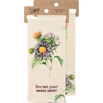 Primitives by Kathy You Bet Your Sweet Aster Kitchen Towel