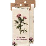 Primitives by Kathy Thistle Be A Beautiful Day Kitchen Towel