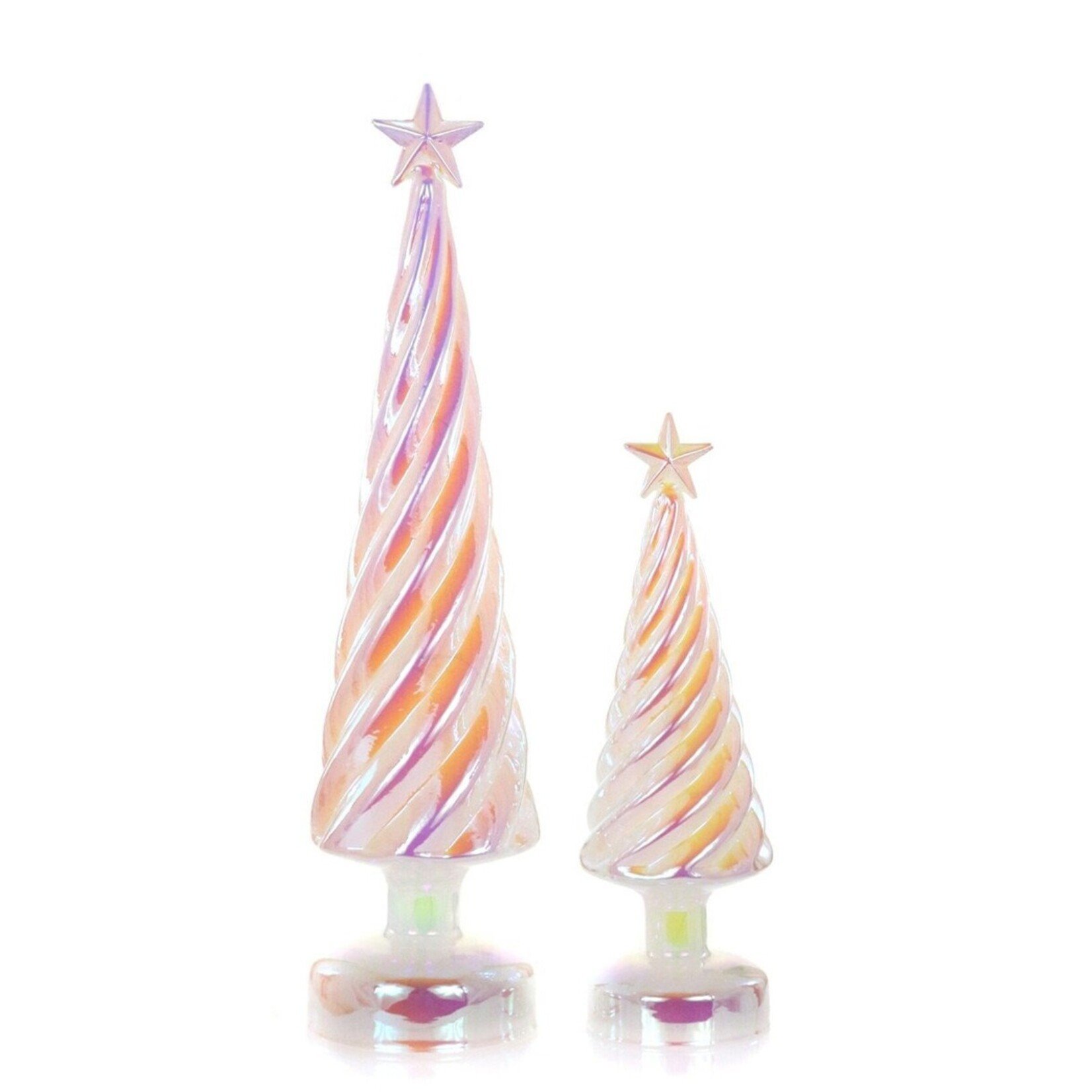 Cody Foster Cody Foster Iridescent Lit Tree Pearl Set of 2