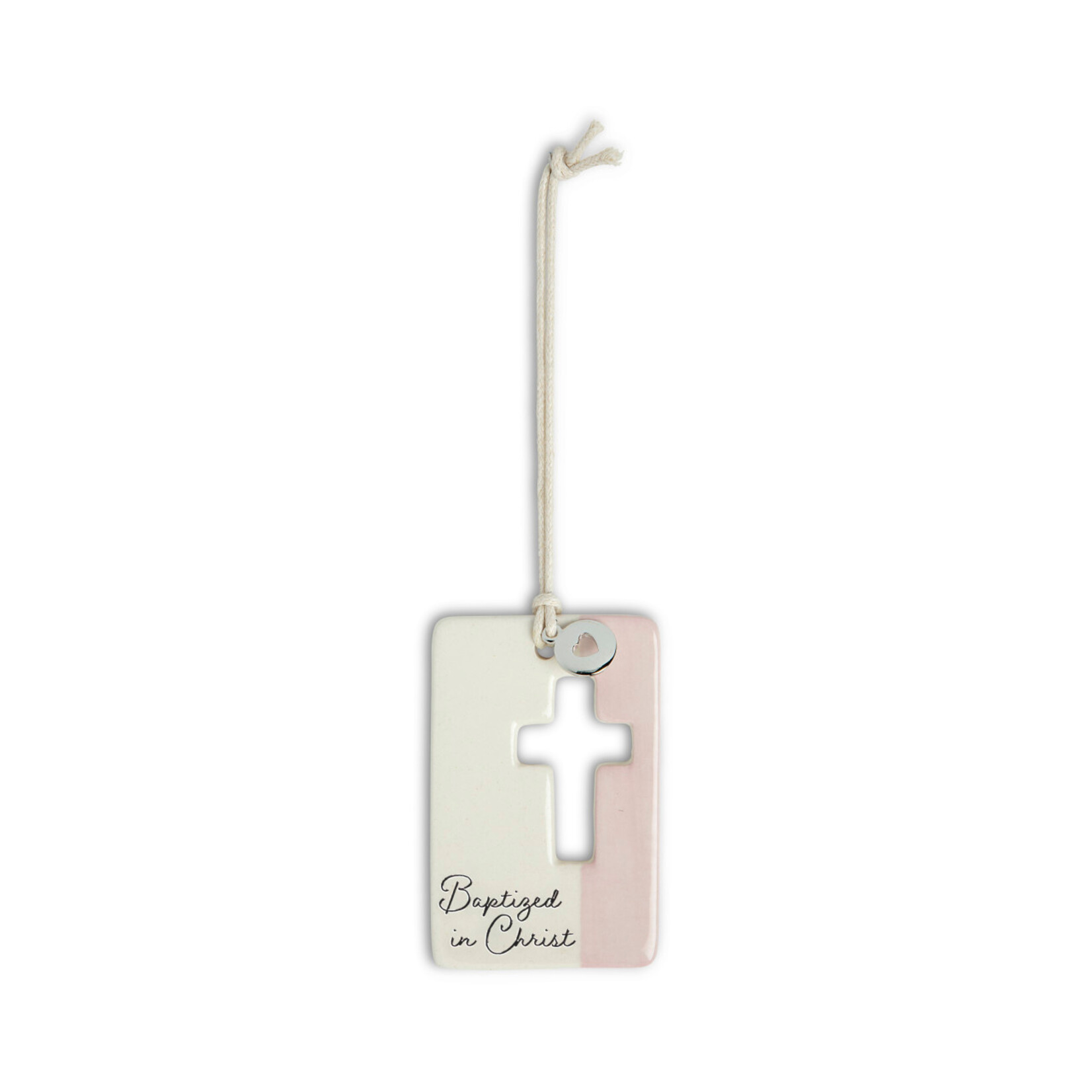 Demdaco Demdaco Baptism Token | Pink