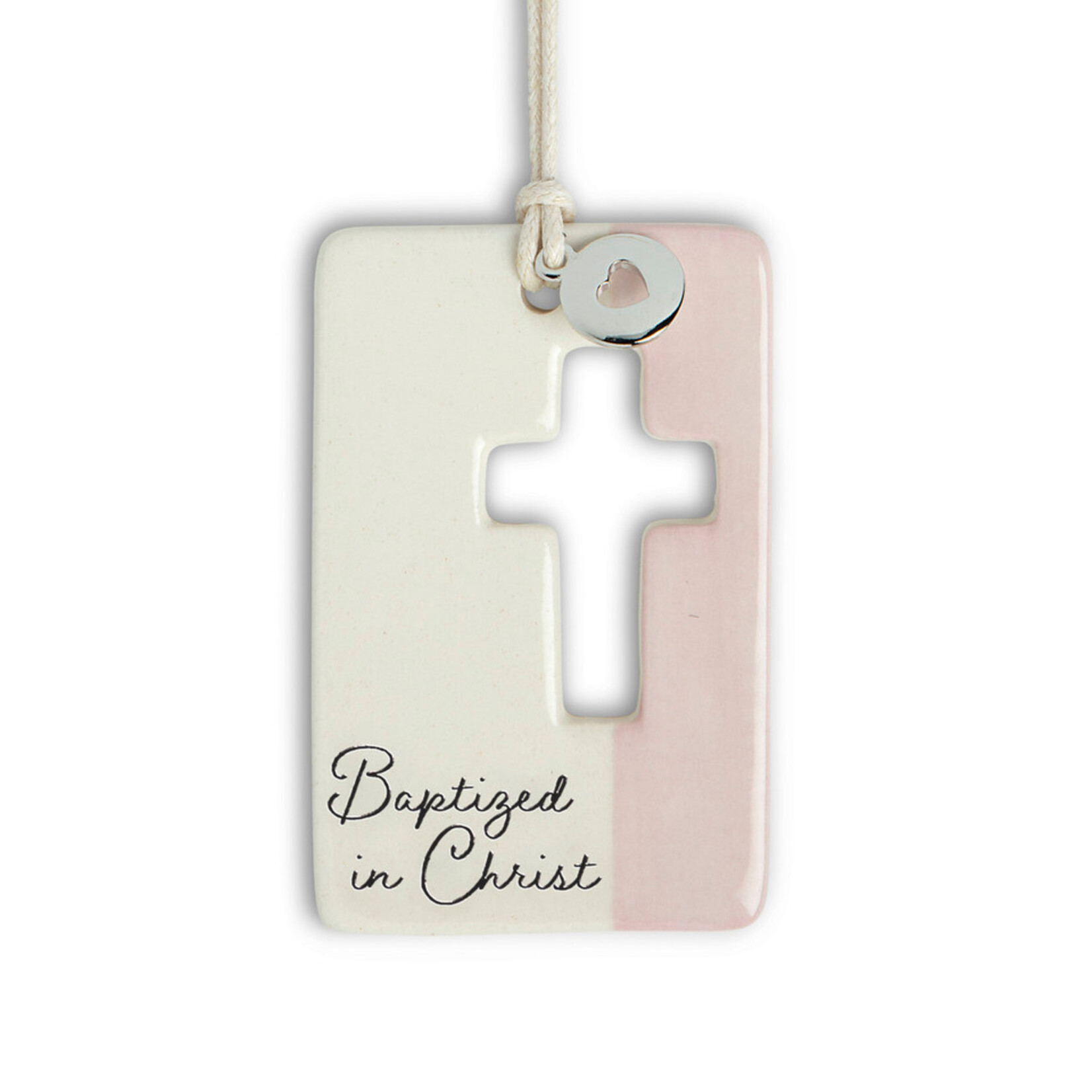 Demdaco Demdaco Baptism Token | Pink