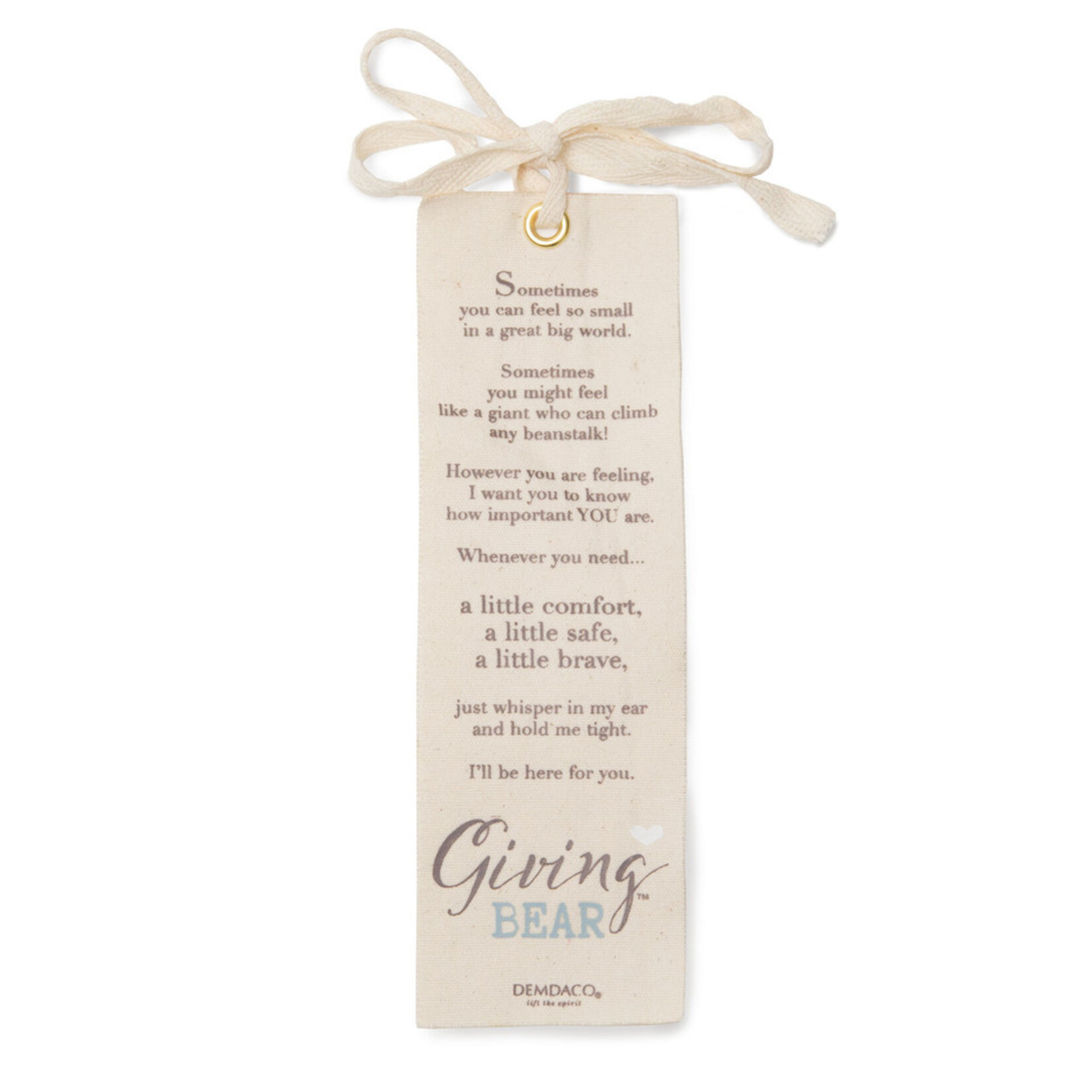 Demdaco Demdaco Giving Bear 16" Plush