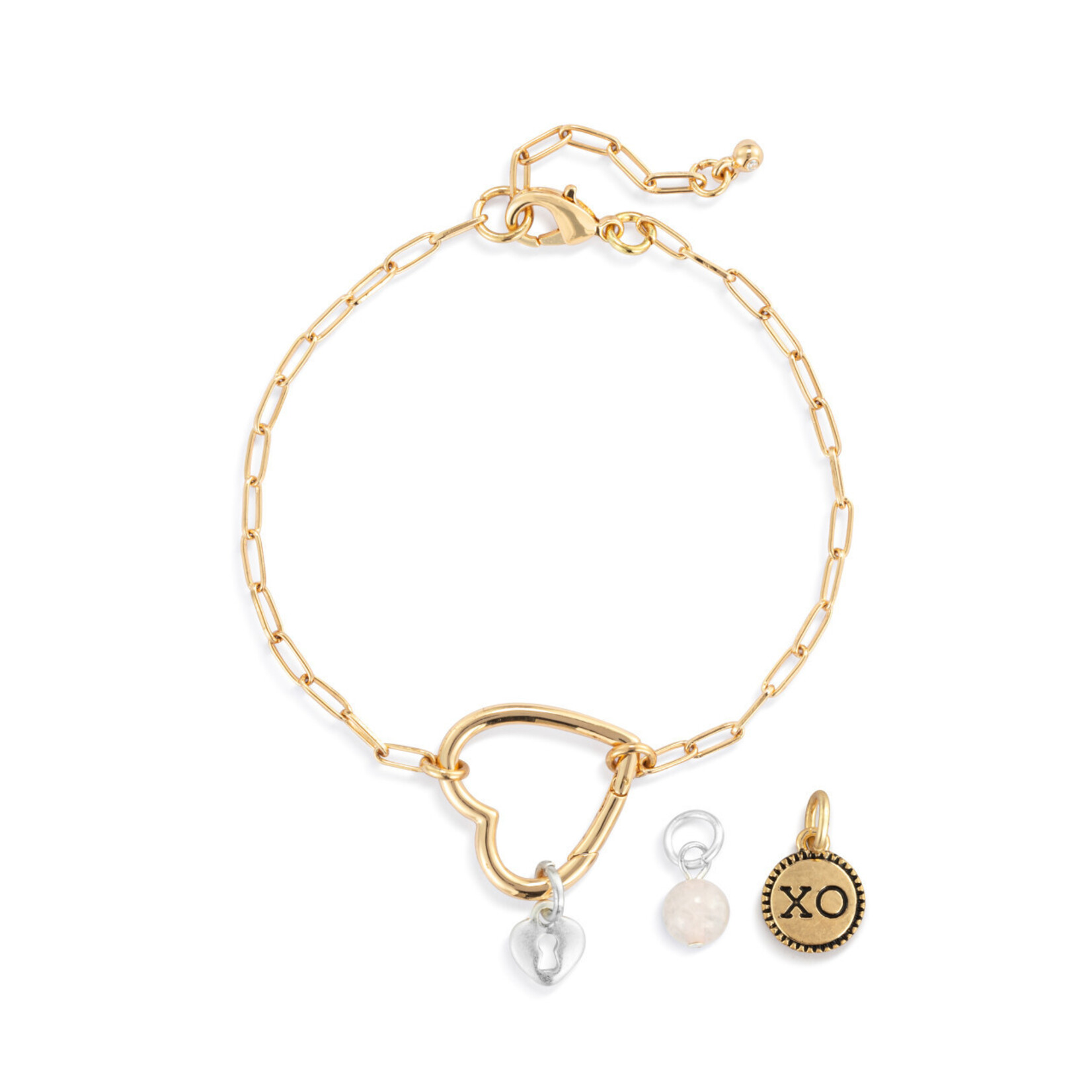 Demdaco Demdaco Love Bracelet Jewelry Set - Gold