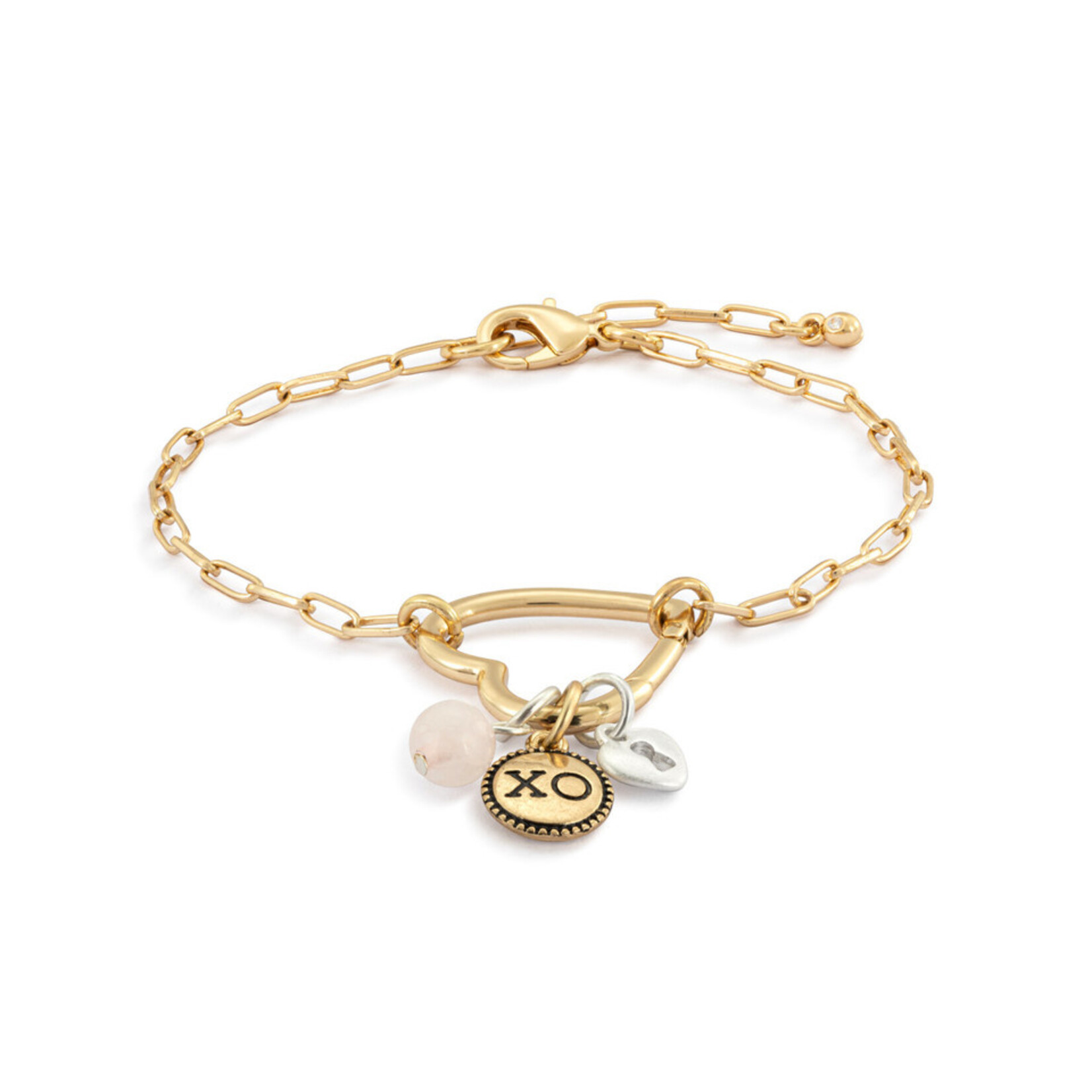 Demdaco Demdaco Love Bracelet Jewelry Set - Gold