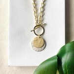 World Finds Gilded Moon Necklace