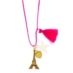 gunner & lux "Paris Is Always A Good Idea" Necklace with Glow in the Dark