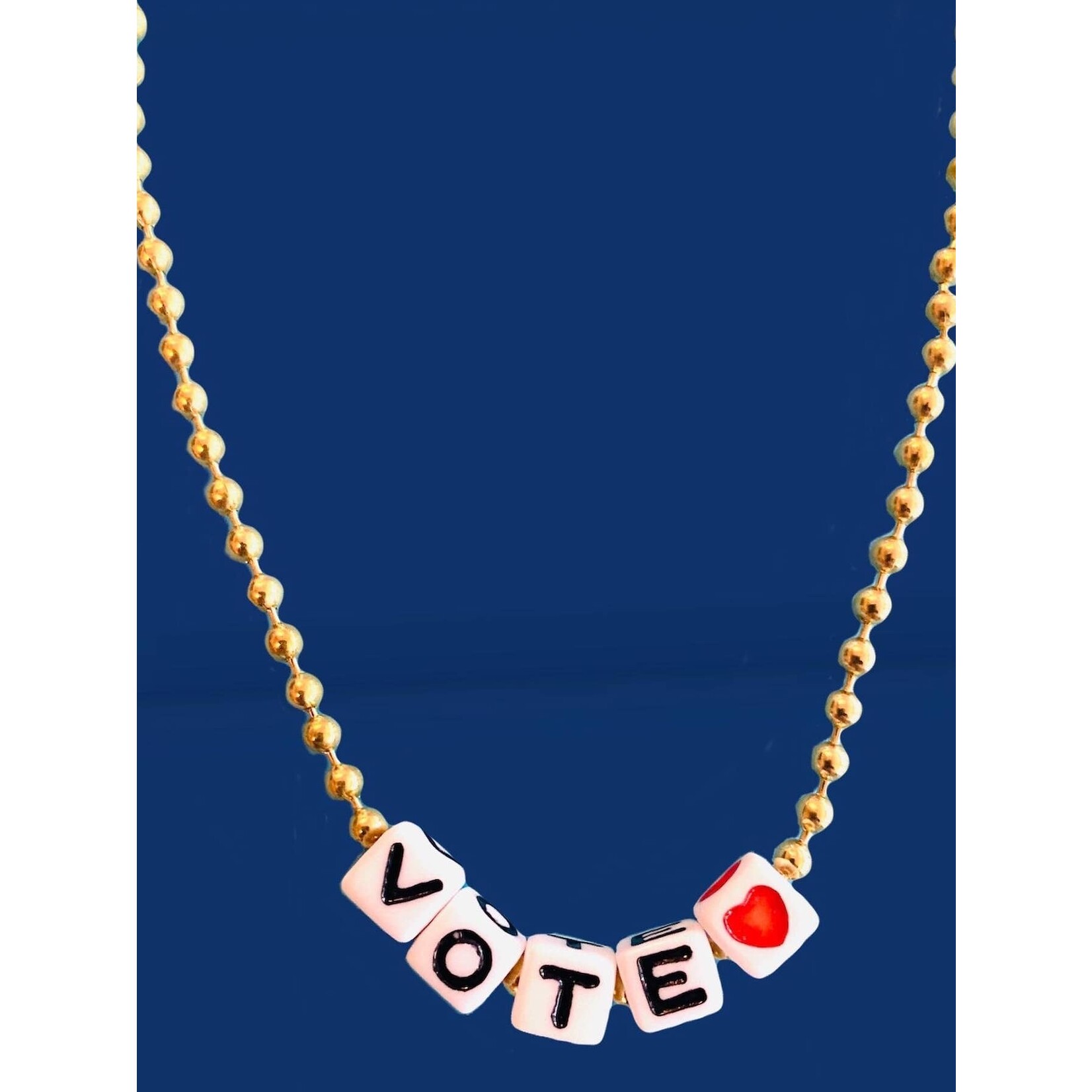 gunner & lux Gunner & Lux "Vote" Necklace