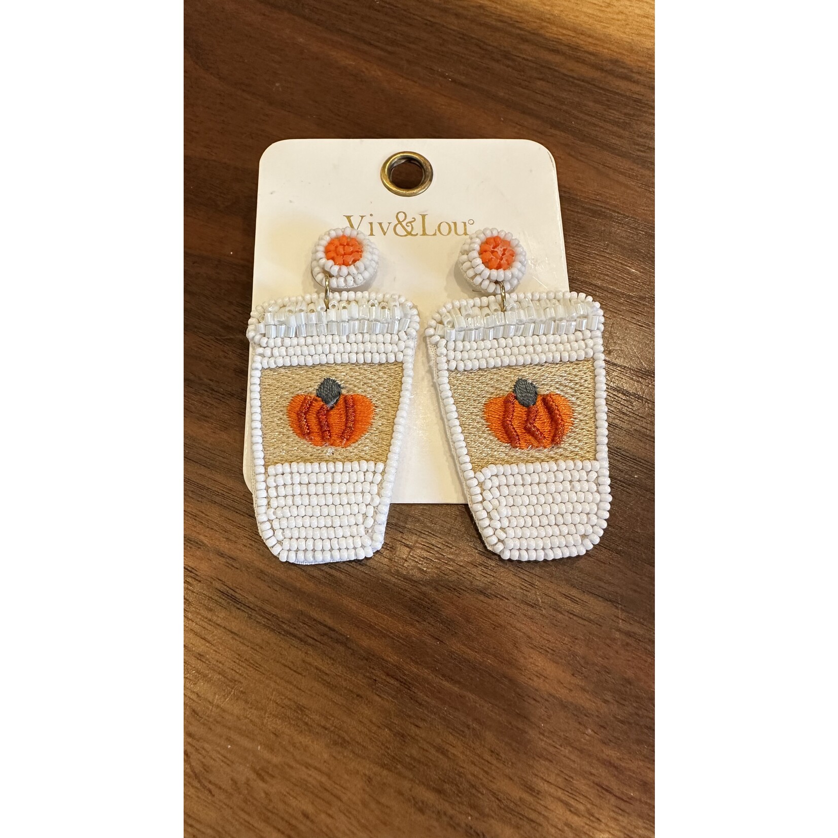 Wholesale Boutique Viv and Lou Pumpkin Spice Earrings