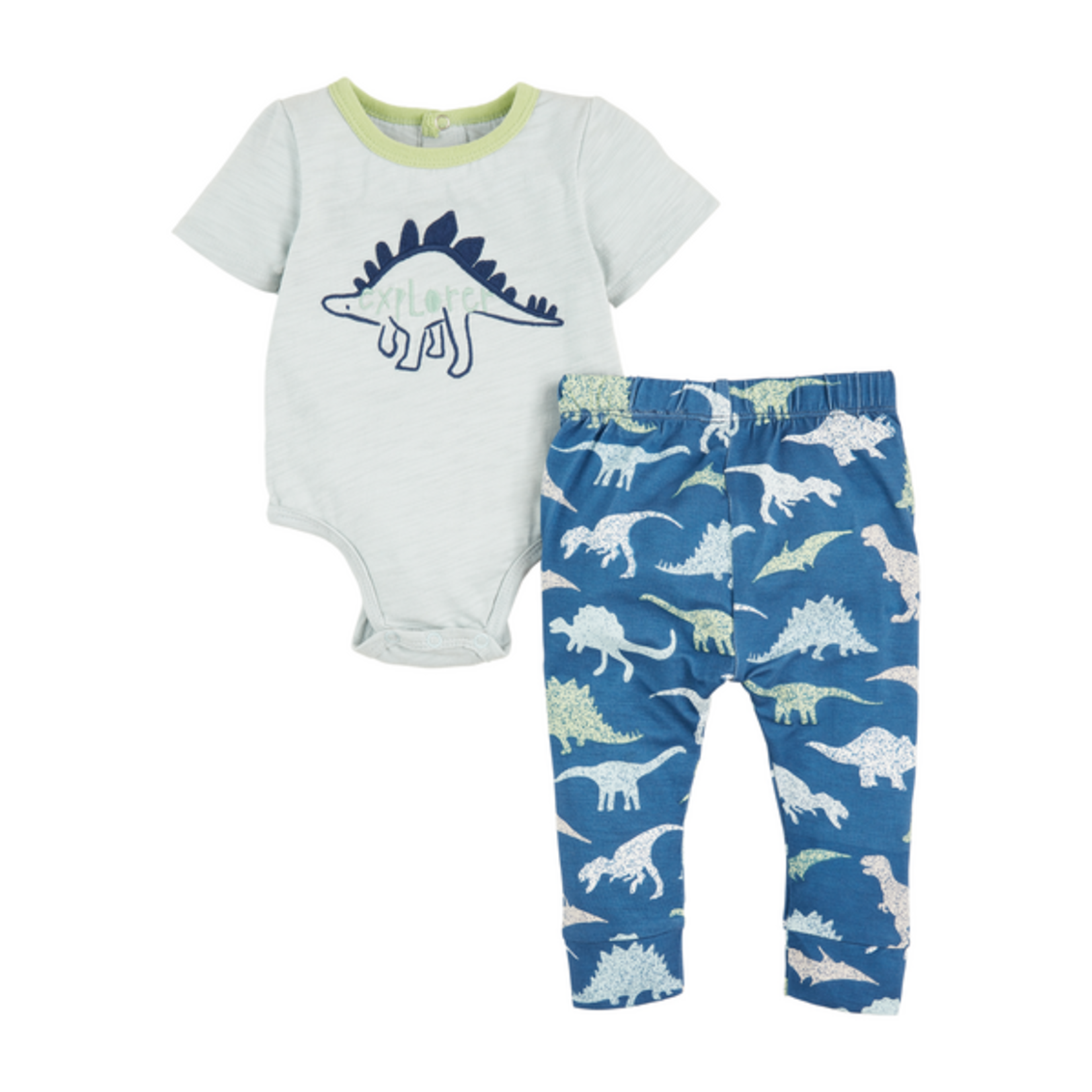Mudpie Mudpie Dino Crawler Set | 6-9 months