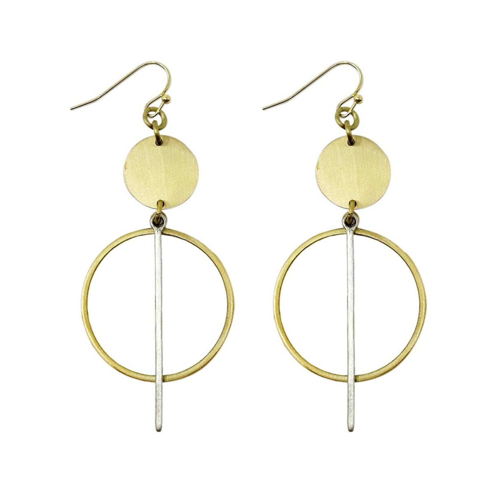 World Finds World Finds Open Pendulum Earrings