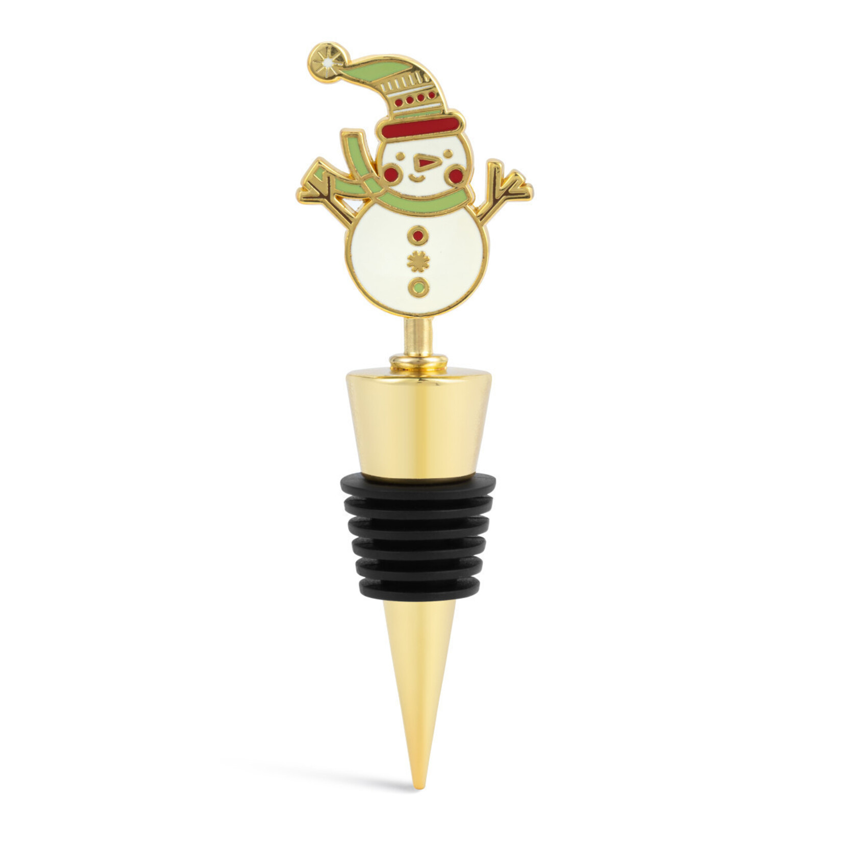 Demdaco Demdaco Bottle Stopper Snowman