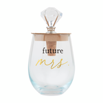 Mudpie Future Mrs. Wine Glass Set