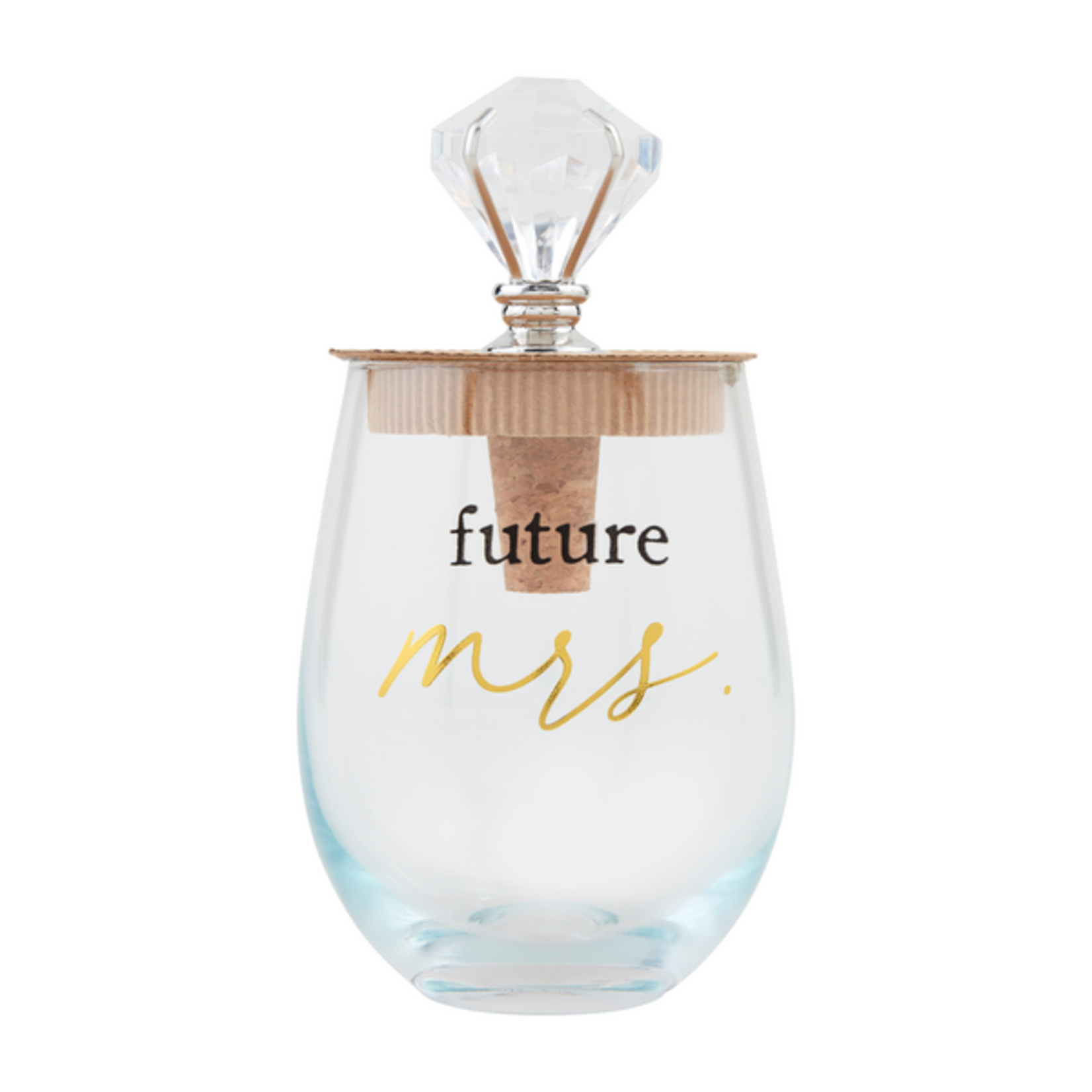 Mudpie Mudpie Future Mrs. Wine Glass Set