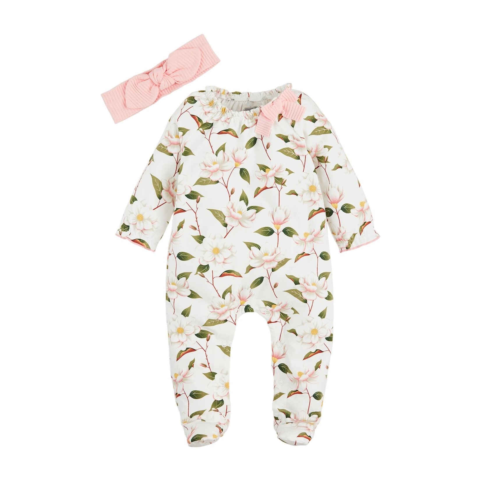 Mudpie MP Magnolia sleeper w/ headband