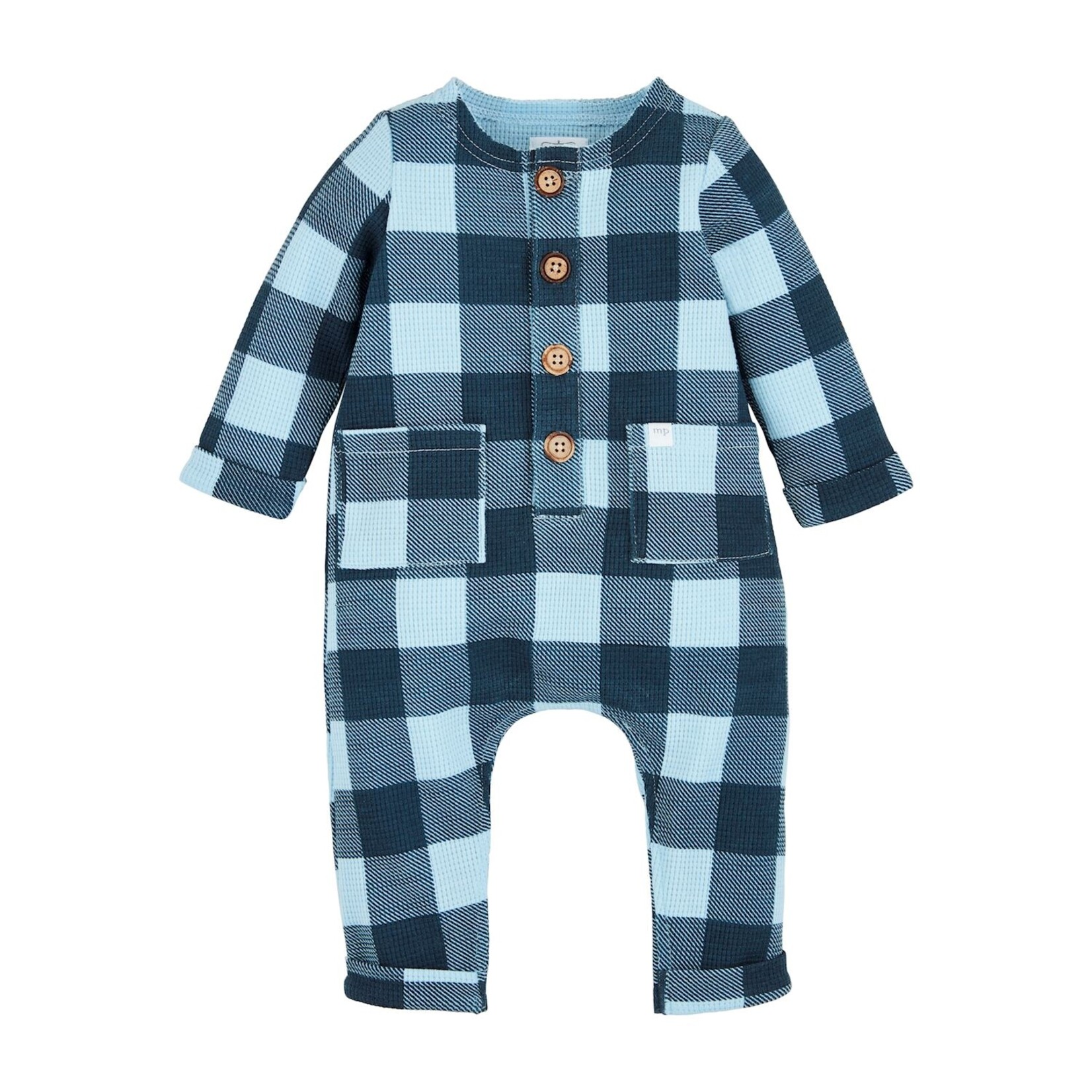 Mudpie MudPie Navy Checkered 1 Pc Set | 6-9 month