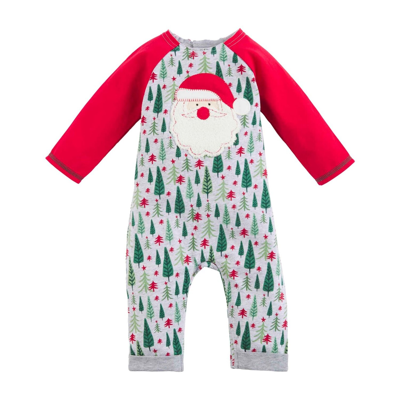 Mudpie MudPie Santa Claus Pajamas One Piece | 9-12 months