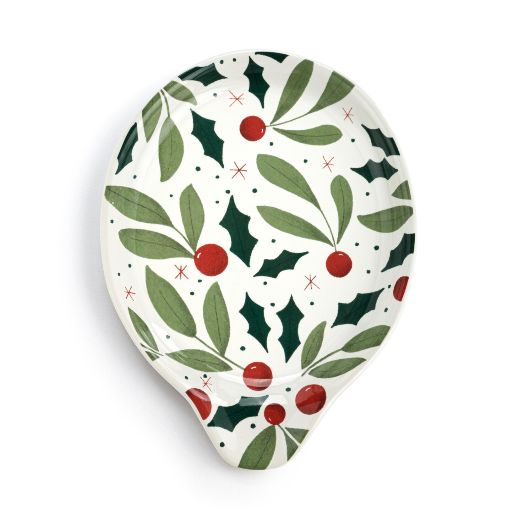 Demdaco Demdaco Holly Leaves Spoon Rest