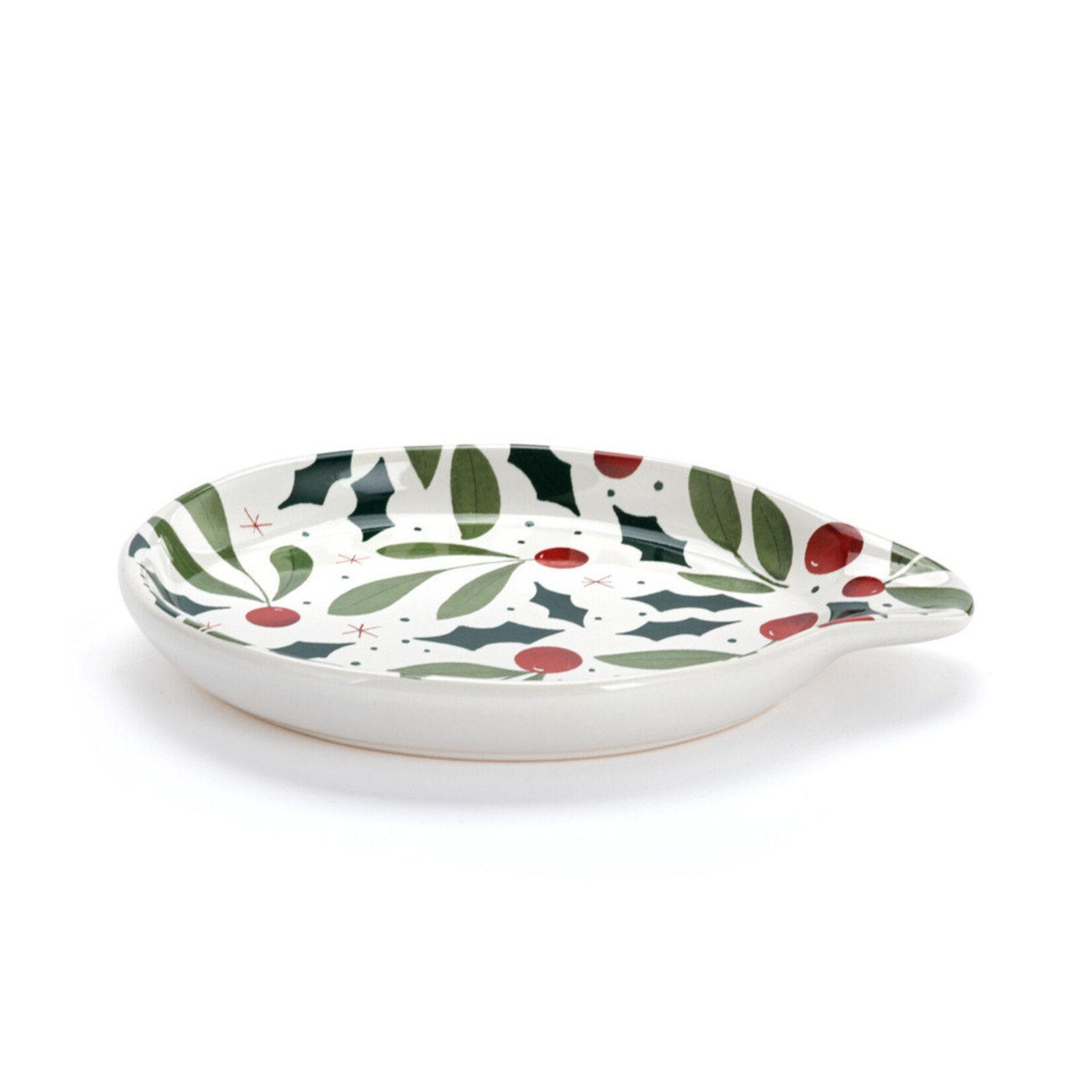 Demdaco Demdaco Holly Leaves Spoon Rest