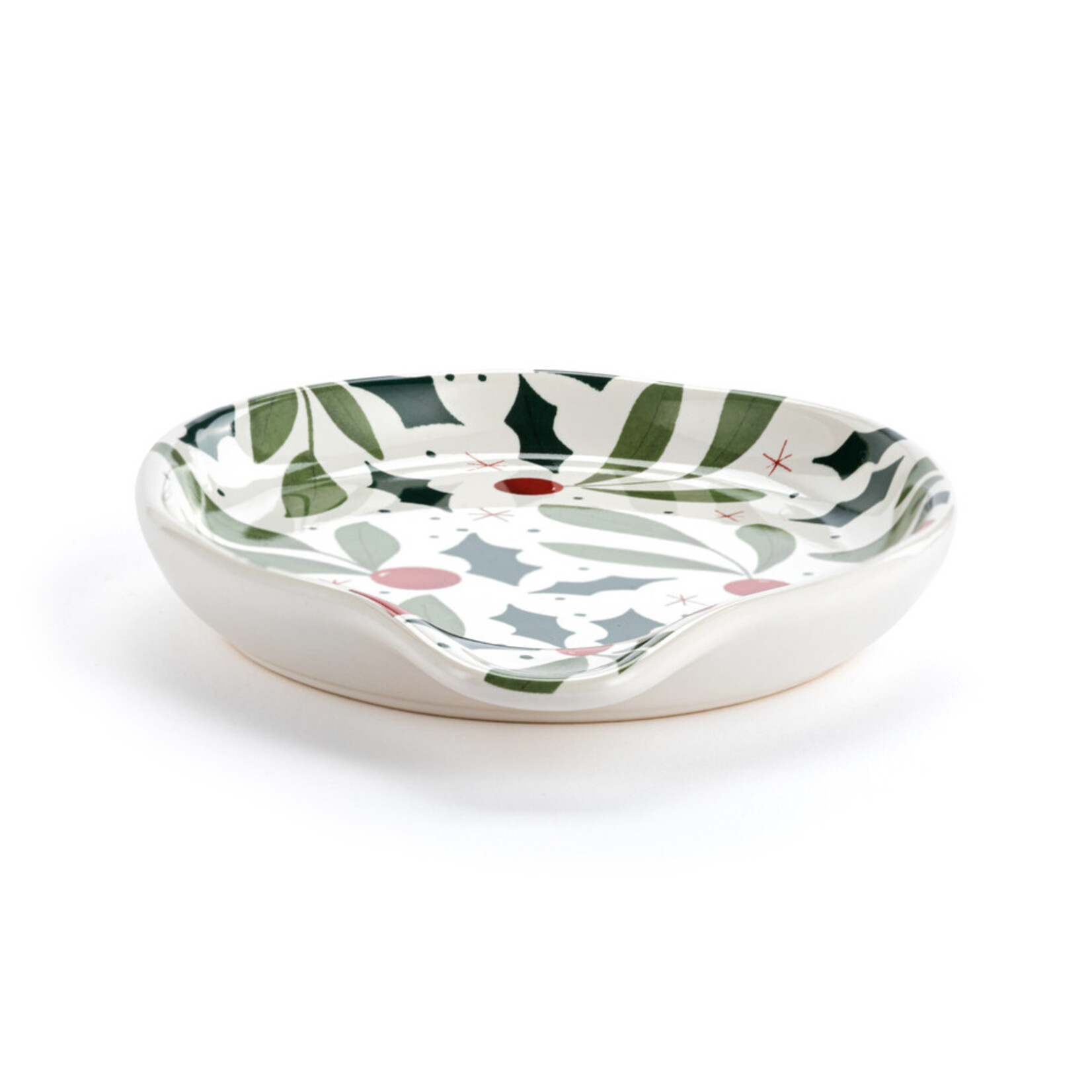 Demdaco Demdaco Holly Leaves Spoon Rest