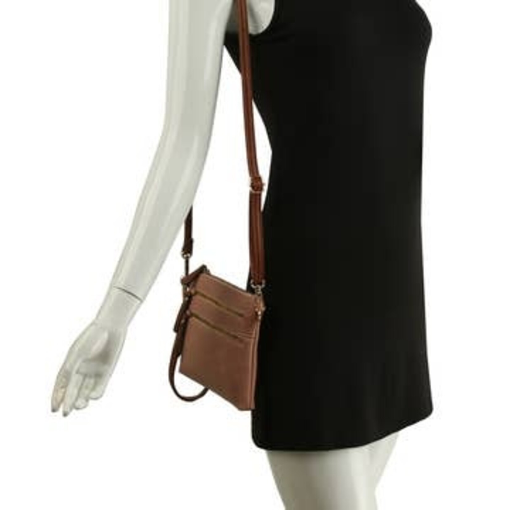 Handbag Factory Corp HFC Crossbody Multi Pocket Mint