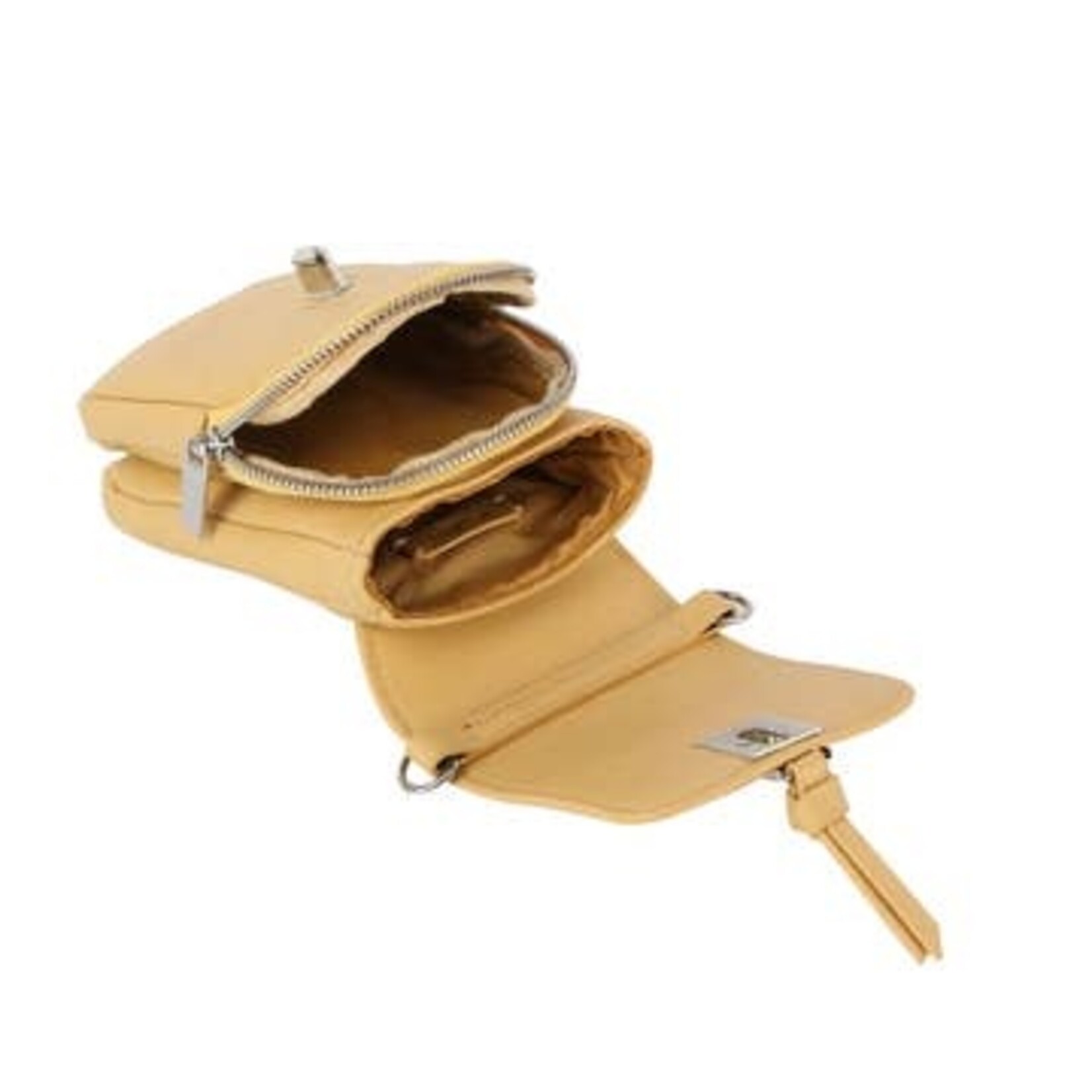 Handbag Factory Corp Handbag Factory Phone Crossbody Coral