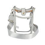 Handbag Factory Corp Clear Crossbody | Silver