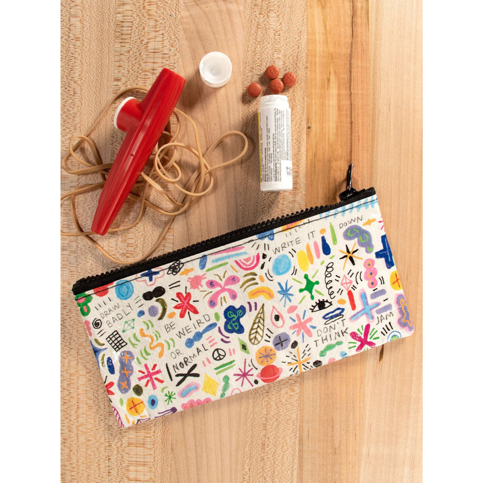 Blue Q Blue Q Doodle Party Pencil Case