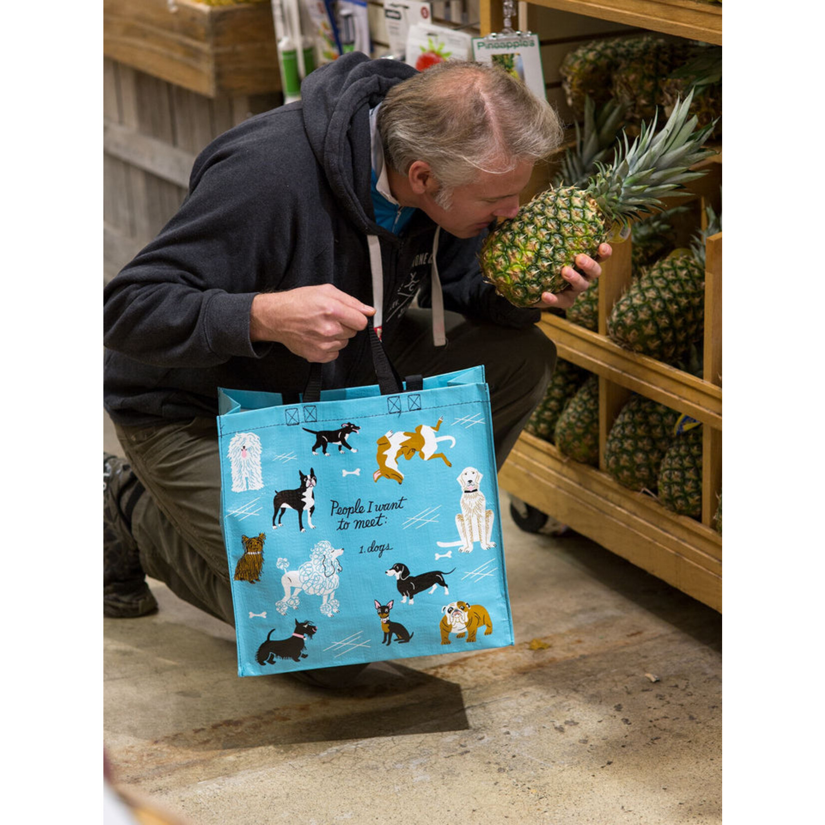 Blue Q Blue Q People I Want To Meet : Dogs Shopper Tote