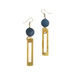 Anju Dot and Rectangle Earrings
