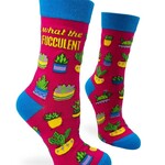 Fabdaz What the Fucculent Women's Crew Socks